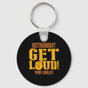 Astronaut Middelbare School Get Loud War Eagles Sleutelhanger