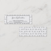 Astronaut Mini Carte de visite (Devant / Derrière)