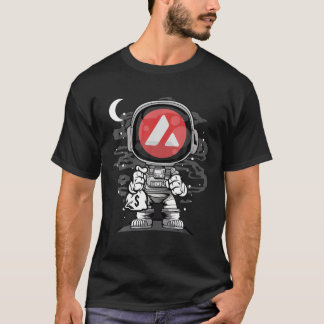 Astronaut Money Avalanche AVAX Crypto Token W T-shirt
