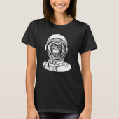 Astronaut Monkey Astronomy Space Women Men T-shirt (Voorkant)