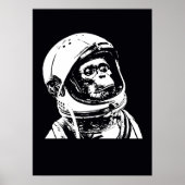 Astronaut Monkey Poster (Voorkant)