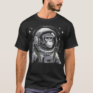  Astronaut Monkey Primate Dierenvriend Zook T-shirt