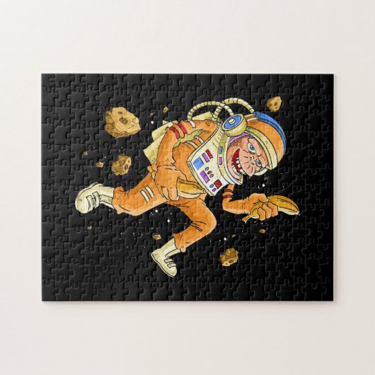 Astronaut Monkey Space Legpuzzel (Horizontaal)