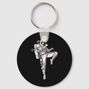 Astronaut Muay Thai Boxing Karate Kickboxing Marti Sleutelhanger