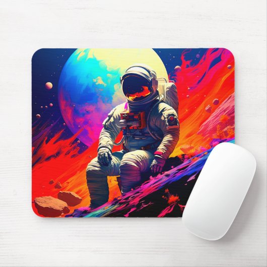 Astronaut Muismat (Met muis)