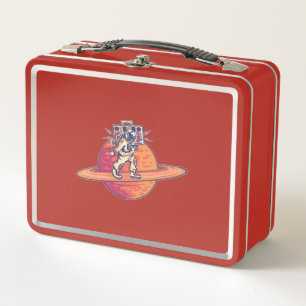 Astronaut Music Lover met Boombox