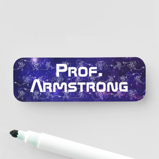 Astronaut Naamplaatje (In situ)