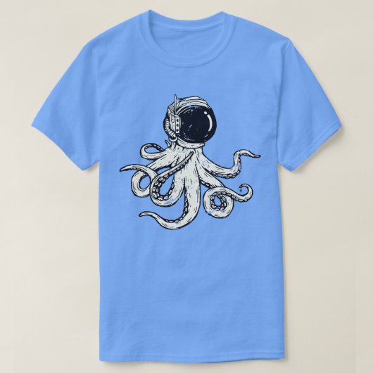 Astronaut Octopus T-shirt (Design voorkant)