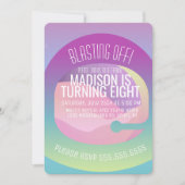 Astronaut Ombre Space Planet elke dag Kaart (Voorkant)