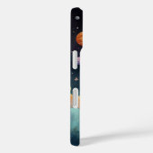 Astronaut on Dino in Space Case-Mate iPhone Case (Achterkant / Rechts)