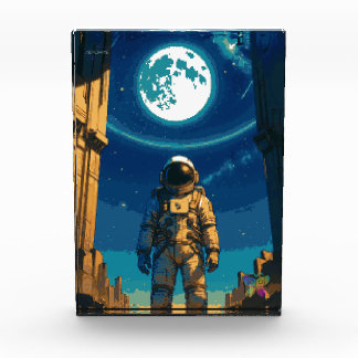 Astronaut onder de Hemelse Poort Fotoblokken