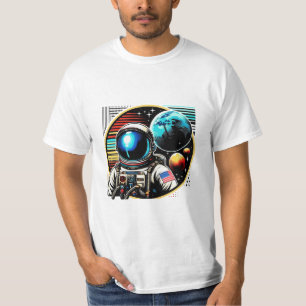 astronaut Ontdek de kosmos in Shirt