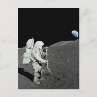 Astronaut op de maan briefkaart