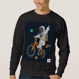 Astronaut op een BMX fiets Trui