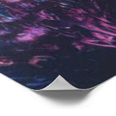 Astronaut op een planeet in de ruimte poster (Hoek)