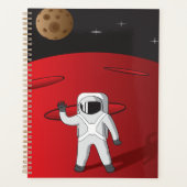 Astronaut op Mars Space Explorer Red Planet Planner (Voorkant)