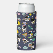 Astronaut Outer Space Cartoon (Seltzer Voorkant)