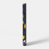 Astronaut Outer Space Cartoon iPhone Hoesje (Linkerkant)