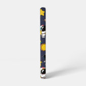 Astronaut Outer Space Cartoon Samsung Galaxy Hoesje (Linkerkant)