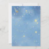 Astronaut Outer Space Planets Birthday Invitation Kaart (Achterkant)