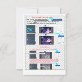 Astronaut Outer Space Verjaardag Foto Kaart (Achterkant)