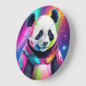 Astronaut Panda Grote Klok (Hoek)