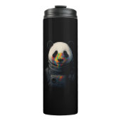 Astronaut Panda with Neon Paint Splash  Thermosbeker (Voorkant)