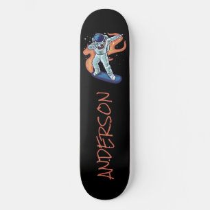 Astronaut Personnalisé Flottant avec Skateboard
