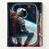 Astronaut Persoonlijk  Notitieboek (Achterkant)