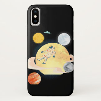 Astronaut phone iPhone x hoesje
