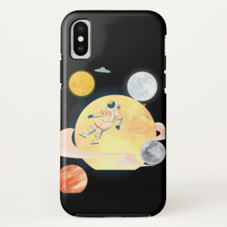 Astronaut phone iPhone x hoesje