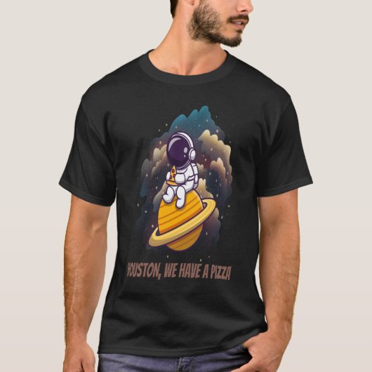 Astronaut Pizza T-shirt (Voorkant)