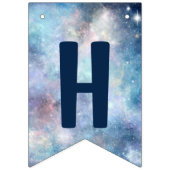 Astronaut & Planètes Bonne bannière de mise à l'ea (Deuxième drapeau)