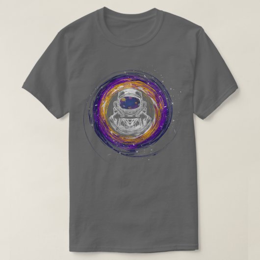 Astronaut Planets Space T-Shirt (Design devant)
