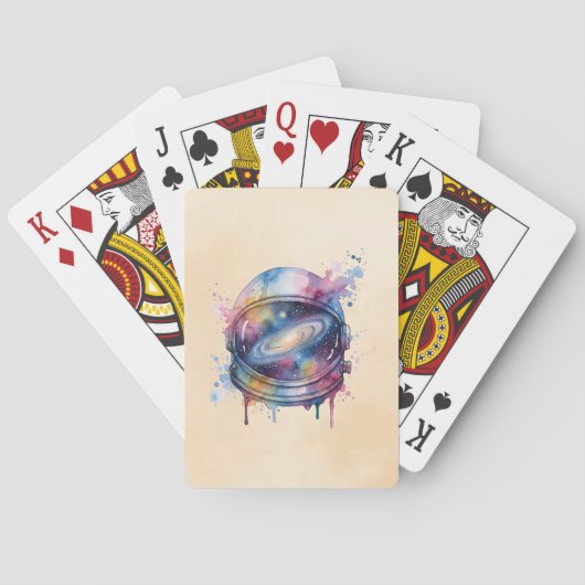 Astronaut Pokerkaarten (Achterkant)