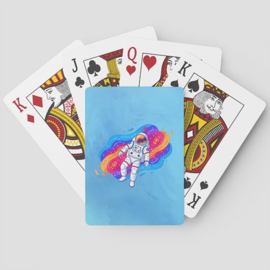 Astronaut Pokerkaarten (Achterkant)