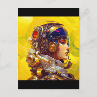Astronaut Postkarte Briefkaart