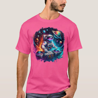 Astronaut Psychedelic Music DJ Psytrance Techno Ed T-shirt