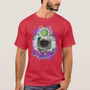 Astronaut Punts not Dead Gothic Tattoo Natuur Rock T-shirt