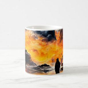Astronaut Reiziger Kosmische Horizon Reis Koffiemok