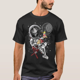 Astronaut Retirement Ethereum Eth Coin to the Moon T-shirt