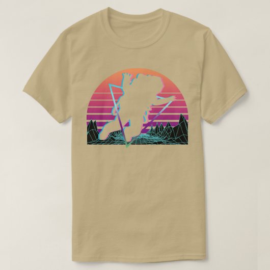 Astronaut Retro Premium T-Shirt (Design voorkant)