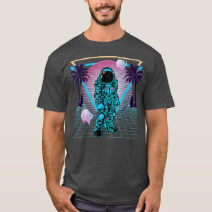 Astronaut Retro Vaporwave 80s Aesthetische T-Shirt