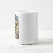 Astronaut Riding a T-Rex – Epic Space Dinosaur Koffiemok (Center)