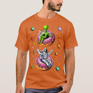 Astronaut Riding Donut T-shirt