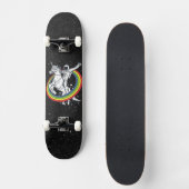 Astronaut Riding Unicorn Skateboard (Voorkant)