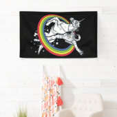 Astronaut Riding Unicorn Spandoek (Insitu)