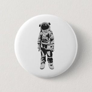 Astronaut Ronde Button 5,7 Cm