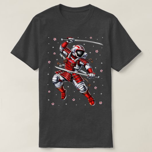 Astronaut Samurai Warrior T-shirt (Design voorkant)