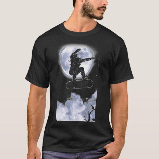 Astronaut Scate T-shirt (Voorkant)